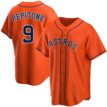 Youth Replica Houston Astros Joe Pepitone Alternate Jersey - Orange