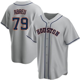 Youth Replica Houston Astros Jose Abreu Road Jersey - Gray