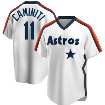 Youth Replica Houston Astros Ken Caminiti Home Cooperstown Collection Team Jersey - White