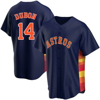 Youth Replica Houston Astros Mauricio Dubon Alternate Jersey - Navy
