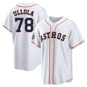 Youth Replica Houston Astros Miguel Ullola 2022 World Series Champions Home Jersey - White