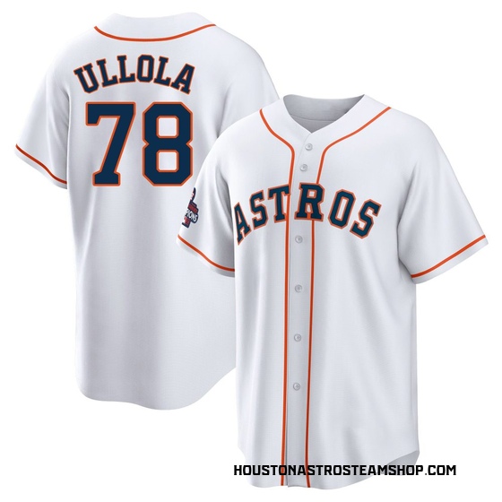 Youth Replica Houston Astros Miguel Ullola 2022 World Series Champions Home Jersey - White