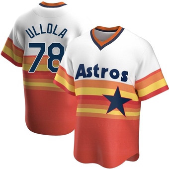 Youth Replica Houston Astros Miguel Ullola Home Cooperstown Collection Jersey - White