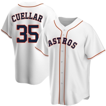 Youth Replica Houston Astros Mike Cuellar Home Jersey - White