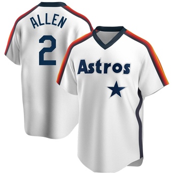 Youth Replica Houston Astros Nick Allen Home Cooperstown Collection Team Jersey - White
