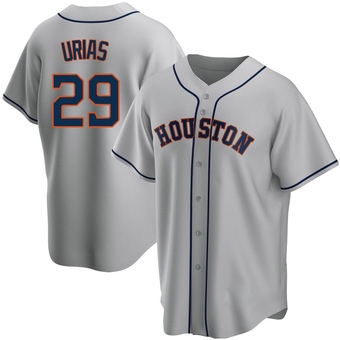 Youth Replica Houston Astros Ramon Urias Road Jersey - Gray