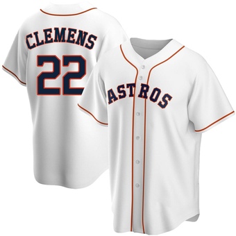 Youth Replica Houston Astros Roger Clemens Home Jersey - White