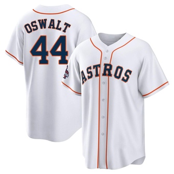 Youth Replica Houston Astros Roy Oswalt 2022 World Series Champions Home Jersey - White