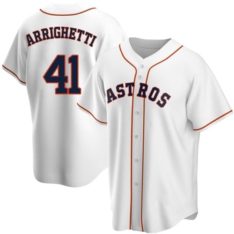 Youth Replica Houston Astros Spencer Arrighetti Home Jersey - White