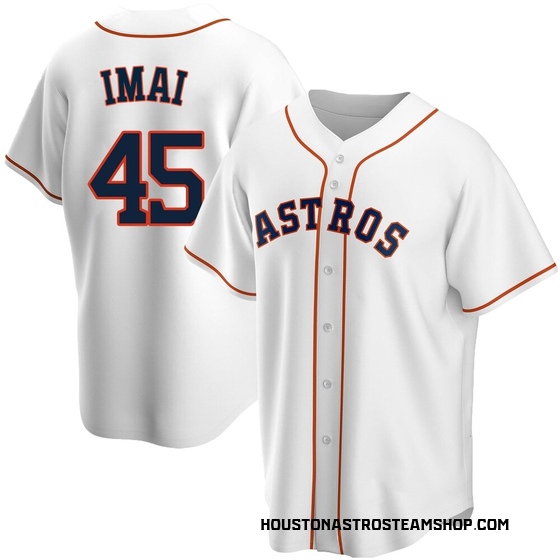 Youth Replica Houston Astros Tatsuya Imai Home Jersey - White