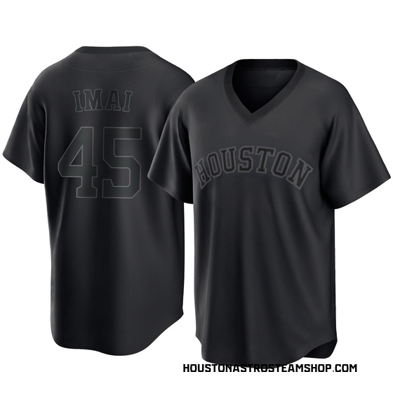 Youth Replica Houston Astros Tatsuya Imai Pitch Fashion Jersey - Black