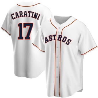 Youth Replica Houston Astros Victor Caratini Home Jersey - White